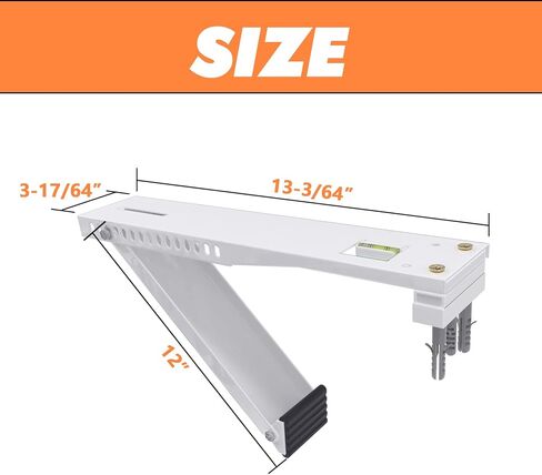 GCGOODS AC Window Air Conditioners Bracket, Support Up to 85 lbs, Universal Air Conditioner Accessories for Window AC Units, Light Duty Window Air Conditioning Mout Bracket in Kuwait