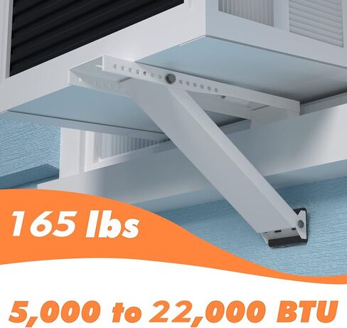 GCGOODS AC Window Air Conditioners Bracket, Support Up to 85 lbs, Universal Air Conditioner Accessories for Window AC Units, Light Duty Window Air Conditioning Mout Bracket in Kuwait