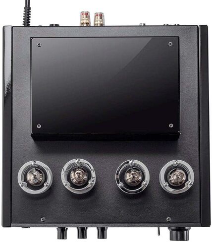 Monoprice Stereo Hybrid Tube Amplifier 2019 Edition, 25 Watt with Bluetooth 2.1 + EDR, Wired RCA, Optical, Coaxial, and USB Connections, and Subwoofer Out in Saudi Arabia