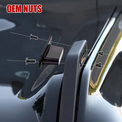 Mabett Trail Sights أضواء جانبية لفورد برونكو 2021-2024 LED أضواء مقبض مزخرفة تناسب ملحقات برونكو 2/4 باب يناسب فتحة المقبض الداخلي. (ليس لبرونكو سبورت) in Kuwait