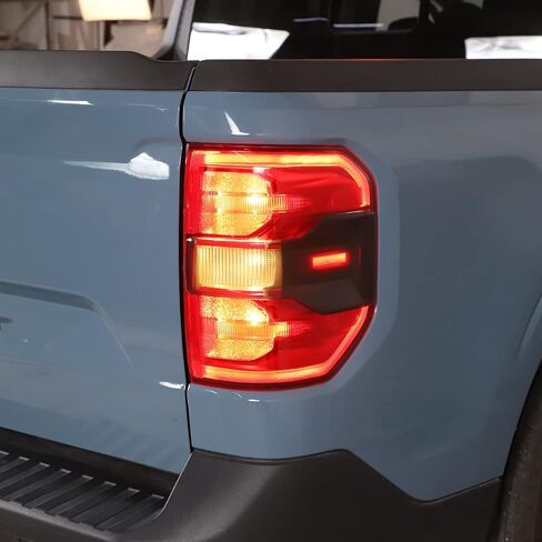 Smoked Black Tail Light Lamp Cover Guard Trim Frame Bezels Decoration Accessories for Ford Maverick 2022 2023 2024 in Saudi Arabia