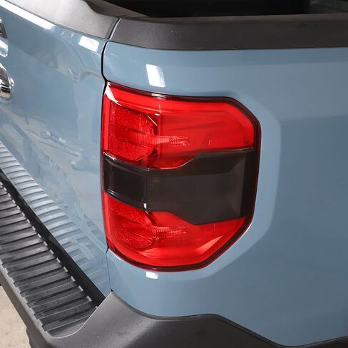Smoked Black Tail Light Lamp Cover Guard Trim Frame Bezels Decoration Accessories for Ford Maverick 2022 2023 2024 in Saudi Arabia
