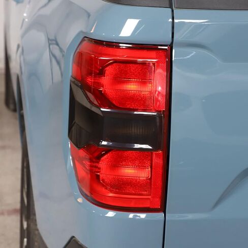 Smoked Black Tail Light Lamp Cover Guard Trim Frame Bezels Decoration Accessories for Ford Maverick 2022 2023 2024 in Saudi Arabia