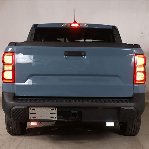 Smoked Black Tail Light Lamp Cover Guard Trim Frame Bezels Decoration Accessories for Ford Maverick 2022 2023 2024 in Saudi Arabia