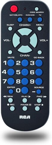 RCA Remote Control with 4 Functions,Black in Saudi Arabia