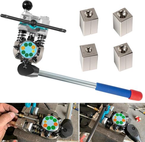 Professional Brake Line Flaring Tool 45 Degree Set Single, Bubble, and Double Flares, Brake Line and Tubing Flaring Tool For 3/16", 1/4", 5/16", 3/8" Tubing, For Steel, Stainless Steel, Soft Metal in Saudi Arabia