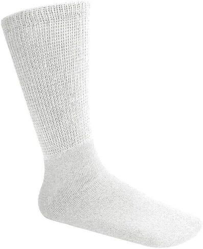 Gelante Unisex Diabetic Crew Socks Physicians Approved 12 Pair in Kuwait