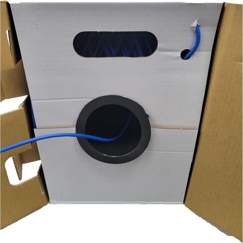 كابل إيثرنت من MICRO CONNECTORS Inc. بطول 76.2 سم Cat 6 Solid STP خارجي 23AWG - أبيض (TR4-560WOU-250) in Kuwait
