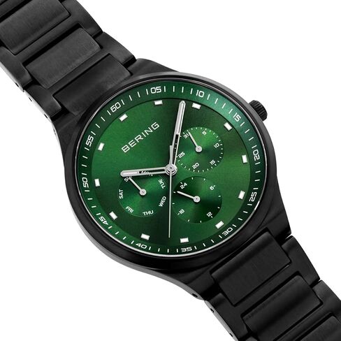 ساعة بيرينغ للرجال انالوج كوارتز كلاسيك كوليكشن بسوار ستانلس ستيل وكريستال الياقوت 11740-XXX in Kuwait