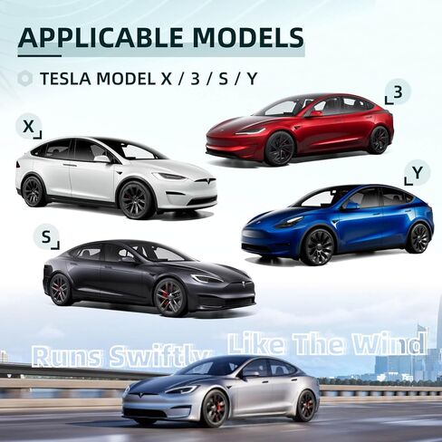 وسائد رفع متوافقة مع طراز Tesla Y/3/S/X/ 2024 2023 2022 2021 2020، وسادة مطاطية مع حقيبة تخزين، ملحقات لهيكل بطارية Tesla Protect (4 قطع) in Kuwait
