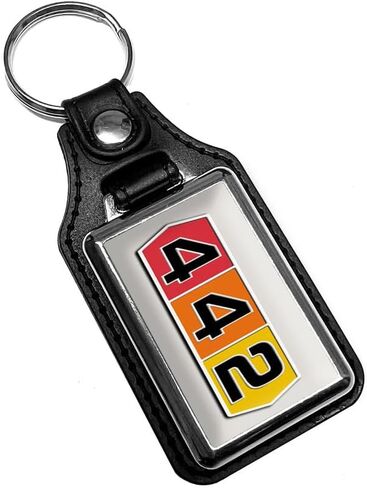 Brotherhood 1964 Through 1972 Olds Cutlass 442 Emblem Design Keychain Key Holder Key Ring for Men Heavy Duty Car Keyring for Men and Women in Kuwait