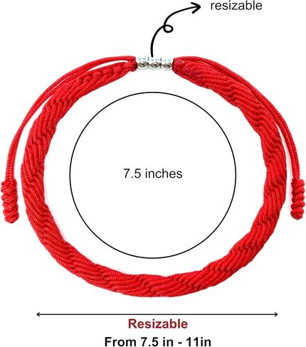 LAMIBEE Lucky and Protection Bracelet for Men and Women, Hand Braided Rope Thread, Surfer Bracelet, Wrist Wrap Bracelet, Come with Inspirational Card, Surfer String Rope Bracelet for Him and Her, Women Men, Boy, Girl, Teenage in Kuwait