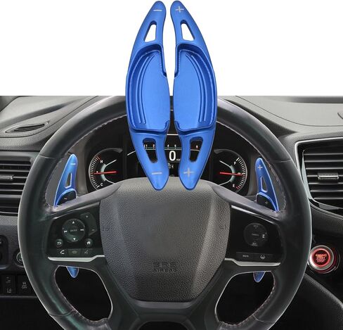 Aluminium Steering Wheel Shift Paddles Extension for Honda Passport/Pilot/Ridgeline Steering Wheel Accessories（blue） in Saudi Arabia