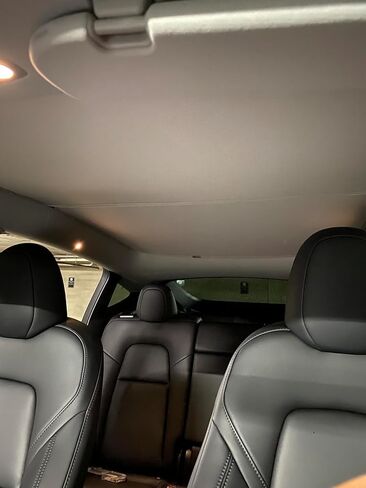 Sunshade Roof for Tesla Model Y 2021-2024,Tesla Model Y Glass Roof Sunshade[Magnetic,Foldable] Front & Rear Model Y Heat Insulation Sun Shade,Foldable Tesla Roof Sunshade Accessory in Kuwait