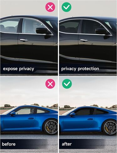 Window Tint Car, 5% VLT, Nano Ceramic Car Tint 2PLY, Professional Auto Window Tint Heat, UV 99%, and IRR 85% to 90%, Tint for Cars, Plotter Friendly, 20" x10FT in Saudi Arabia