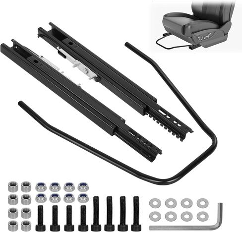 مسار منزلق لمقعد السيارة العالمي، مجموعة دعامات قفل مزدوجة متوافقة مع NRG Sparco، ومعظم مجموعات تركيب قضبان المقعد بعد البيع in Kuwait