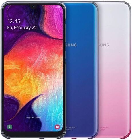 Samsung OEM Galaxy A50 Gradation Cover, Black in Saudi Arabia
