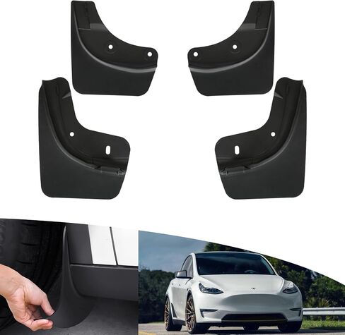 Model Y Mud Flaps for Tesla Model Y Accessories 2024 Mud Flaps Tire Splash Guards fit for Model Y 2024 2023-2020 No Drilling Splash Guard in Saudi Arabia