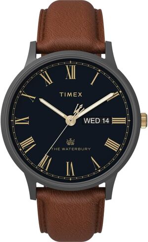 Timex Men's Waterbury Classic Day-Date 40mm TW2U88500VQ Quartz Watch in Saudi Arabia
