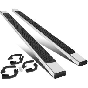 DNA MOTORING STEPB-ZTL-8229-SS 5 Inches Wide Stainless Steel Side Step Nerf Bar Running Boards Compatible with 2005-2022 Tacoma Double Cab
