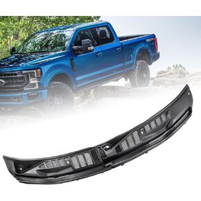 Windshield Wiper Cowl Panel Grille Compatible with 2017-2022 Ford F250 F350 F450 F550 Super Duty Left and Right Side Front Window Cover Insert Panel # HC3Z-25022A68-AB HC3Z-25022A69-AC
