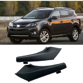 Fit for Toyota RAV4 2013-2018 Pair Front Wiper Side Cowl Extension Cover Trim Black Fender to Cowl Hood Side Seal