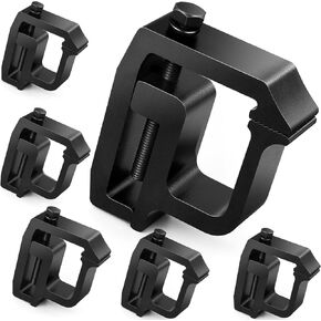 moveland Upgraded 6 PCS Truck Cap Clamps - Heavy Duty Truck Cap Clamps - More Secure Camper Shell Clamps for Chevy Silverado Sierra/Dodge Dakota Ram 1500 2500 3500, F150 F250, Titan, Tundra