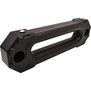 Agency 6 Hawse Fairlead - 1.5" Thick (10" Hole spacing) - Billet Aluminum Fairlead for Synthetic Winch Line, Stainless Hardware Included - Made in The USA (Black)