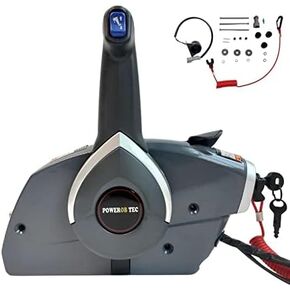 Marine remote control box 5006180 with key switch suitable for Evinrude Johnson OMC BPR outboard engine side mounted Push to open