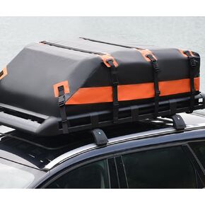OSWIN roof Luggage Bag Waterproof 20 Cubic feet, Suitable for All Cars with/Without Luggage Racks, Anti Slip pad, 8 Reinforcement Straps, 6 Door Hooks. in Kuwait