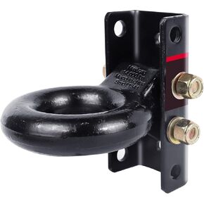 NBJINGYI Heavy Duty Cast Adjustable Lunette Ring 14000lbs with with 3-Position Adjustable Channel Channel Bracket