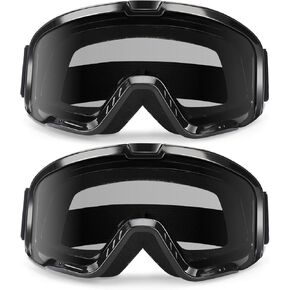 Dirt Bike Goggles ATV Goggles 2 Pack Motorcycle Motocross Goggles Offroad Goggles MX & MTB Racing Glasses Eyewear