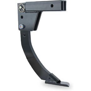 Heavy Duty Hitch Mounted Ripper for subsoiler 3 Point Hitch ATV/UTV Tractor with 4 Hole Site Box Blade for Tractor, 2 Locating Pins Ripper Shank,2" Receivers,Adjustable in Depth