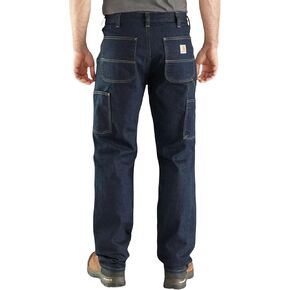 Carhartt Men's Rugged Flex Relaxed Fit Double-Front Utility Jean, Erie, 44W X 32L