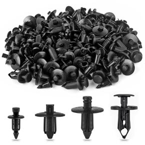 Xislet 120pcs Plastic Fender Clips Body Rivets Compatible with UTV ATV Motorcycle Sportsbike Push Pin Fairing M6 M7 M8 Retainer Fastener Replace 7661855 Fits for Polaris Honda Kawasaki Suzuki Yamaha