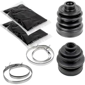 Caltric Rear Axle Inner Outer Cv Boot Kit Compatible with Yamaha Rhino 660 Yxr660F 4Wd 2005-2007