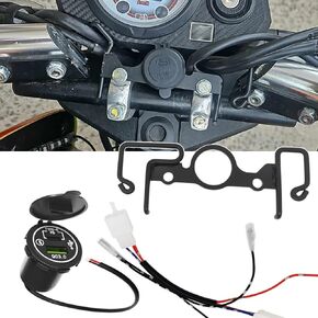 Quick Charge Type-c PD Dual USB Port Kit with Harness Connector Compatible for Honda Navi 110 2022-2024