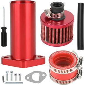 طقم محول أنبوب مشعب السحب للدراجة الصغيرة لاستبدال Predator 212 224 196cc 200cc Coleman CT200U BT200X CT200U-EX Baja Warrior MB200 لأجزاء PWK 24mm PWK 28mm PE المكربن