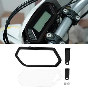 Digital Display Guard Cover for Sur-Ron Ultra Bee, Thickened Steel Screen Dashboard Display Protector Dirt Fender, Electric Bike Accessoires for Sur-Ron (Black)