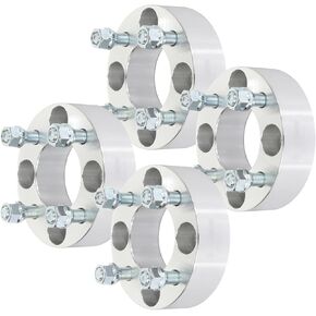 4x4/4x101.6 Wheel Spacers for F-150 for F-250, 4Pcs 2inch Wheel Adapters & Spacers with 1/2 Studs 68.5mm Bore
