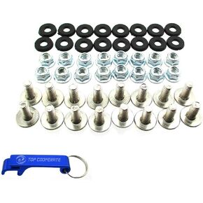 TC-Motor M6 x 16 Plastic Fender Bolt Washer Nut Screw Kit For 50cc 70cc 90cc 110cc 125cc ATV Quad 4 Wheeler