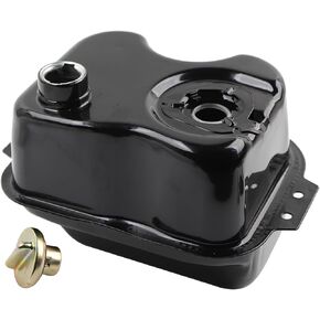 Minho Motorcycle Gas Fuel Tank Come with Gas Cap in Carbon Steel Material Comaptible with Yamaha Zuma BWS 125 2010-2013 ,Black Color