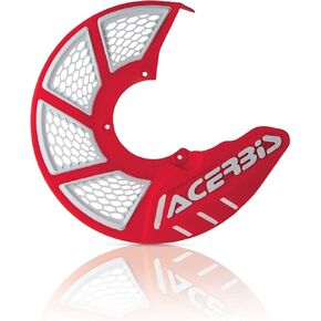Acerbis X-Brake Vented Front Disc Cover (RED/White)