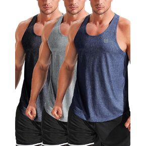 NELEUS Men's Workout Running Tank Top Sleeveless Gym Athletic Shirts