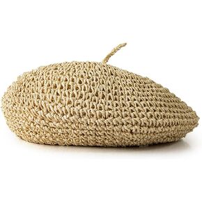 قبعة بيريه نسائية من Pilipala مع قبعة فرو بوم الفرنسية قبعة جمجمة أنيقة للشتاء in Kuwait