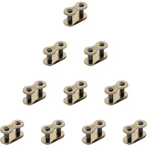 KAMIER 520 Chain Master Connect Link Gold for 250cc 300cc Suzuki DR200SE DRZ250 RMZ250 DRZ400 CRF150F CRF250F CRF450R YZ125 YZ250F YZ450F KX125 KX450F KLR650 Pit Dirt Bike Motorcycle ATV Quad Parts