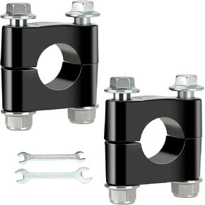 Universal 7/8" Mini Bike Handlebar Risers 22mm Motorcycle Handlebar Mount Clamp Compatible with Coleman BT200X RB100 Mega Moto 80 105 Motovox MBX10 MBX11 TaoTao DB100 Pit Dirt Bike Parts