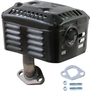 Muffler Exhaust Assembly Compatible with Honda GX160 GX200 GX140 Muffler Exhaust Silencer 18310-ZF1-000 5.5hp 6.5hp Engine Motor