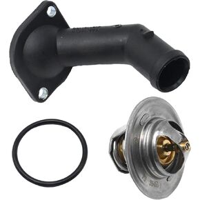 Thermostat＆Housing Cover＆O-Ring Replacement for Bettle Golf Jetta Replacement for Audi TT, 050121113C 06A121121C 038121119B