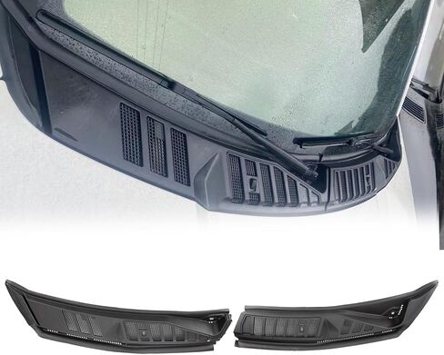 لوحة غطاء ممسحة الزجاج الأمامي متوافقة مع 2015-2020 Ford F150، لوحة إدخال ممسحة الزجاج الأمامي اليسرى واليمنى، بدون استبدال خراطيم الفوهات لFL3Z15022A69B in Kuwait